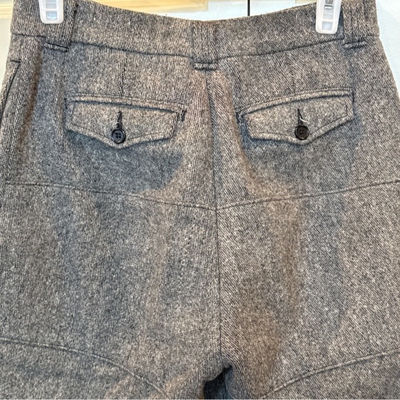 Vintage Woolrich Wool Nylon Gray Tweed Cuff Knickers Riding Pants Womens Size 10 - Picture 4 of 8